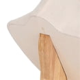 thumbnail image 2 of Présentoir à colliers en flanelle et cuir synthétique pour magasin de détail, beige, 2 of 3