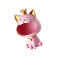 thumbnail image 1 of Lucky Cat Statues Feng Shui Figurine Key Sundries Storage Shelf Decor Home Decor Pink, 1 of 9