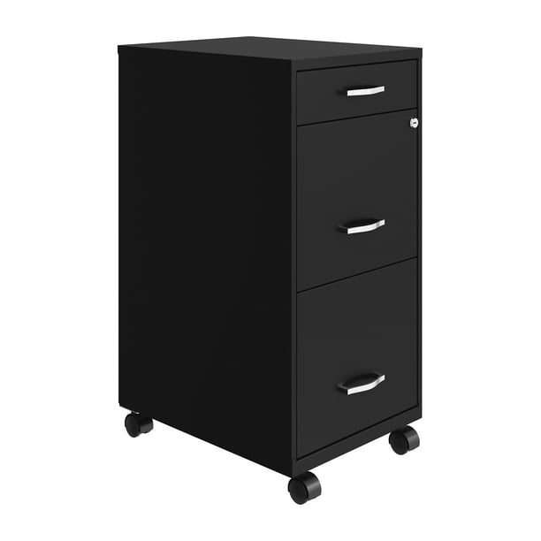 Space Solutions 18" Deep 3 Drawer Mobile Letter Width Vertical File