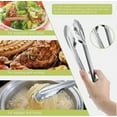thumbnail image 3 of Mini Serving Tongs Set 6-Inch Appetizers Tongs Stainless Steel Small Sugar Cube Tongs Ice Tongs, Set of 6, 3 of 7