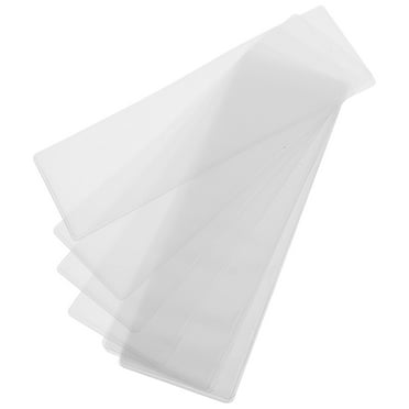 Jibi 10pcs Bookmark Holder Blank Display Covers for Bookmark Bookmark Gift Sleeves for DIY
