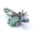 Green Aventurine, variant on 5PCS Bee Mixed Natural Stone Body Abalone Wings Vintage Silver Pin Brooch-Yellow Agate