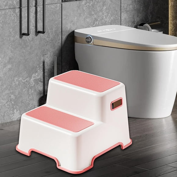 Taburete escalonado Hugo rojo para niños pequeños