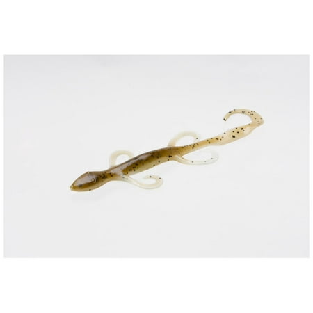 Zoom 6 Lizard Green Pumpkin Pearl Soft Plastic Creature Bait