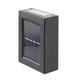 thumbnail image 5 of Luz solar nocturna para exteriores, luz de pared para jardín, impermeable, 2 LED, luz arriba y abajo, luz decorativa para exteriores, luz de pared para patio, 5 of 5