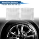 thumbnail image 2 of 20 Pcs Calcomanías para Llantas en Arco Decorativas para Llantas de Automóvil de 14-22" Blanco Reflectante PET, 2 of 6