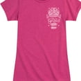 thumbnail image 3 of Wicked - Glinda Crown - Girls Toddler and Youth Fitted Short Sleeve Graphic Tee, 3 of 5