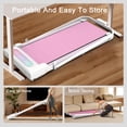thumbnail image 4 of 2-in-1 Under Desk Treadmill Walking Pad – Portable Walking Jogging Machine with Handle Remote Control & LED Display for Home Office Pink, 4 of 10