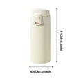 thumbnail image 2 of NSESSHome Portable and Stylish 320ml Stainless Steel Insulated Water Bottle with Ergonomic Handle, Bounce Cover and 12 Hour Temperature Control for Men and Women, 2 of 6