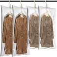 thumbnail image 1 of EIGTHTAIL Hanging Vacuum Storage Bags Space Saver Bags for Clothes  Set of 4 (2 Long  2 Short)  Vacuum Sealer Bags for Coats  Suits and Jackets  Closet Organizers and Storage, 1 of 7