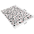 thumbnail image 4 of White Cow Spot Pattern Blanket,Comfortable Soft Flannel Throw Blanket,All Season,Warm Lightweight Blankets for Sofa Bed Couch Living Room Chair,40"x50", 4 of 4