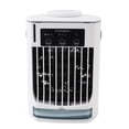thumbnail image 2 of Aire acondicionado portátil, enfriador de aire evaporativo personal USB, velocidades de viento ajustables, ventilador de escritorio para el hogar, camping, oficina, 2 of 15