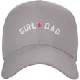 thumbnail image 2 of Girl Dad Dad Hat Outdoor Trucker Hat Unisex Classic Baseball Cap Adjustable Cascade Black, 2 of 7