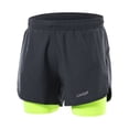 thumbnail image 3 of Lixada Lixada Men's 2-in-1 Running Shorts Quick Drying Breathable Active Training Exercise Jogging Cycling Shorts with Longer Liner, 3 of 7
