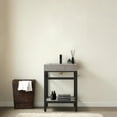 thumbnail image 5 of Funes 24" Single Sink Bathroom Vanity in Brushed Gold Frame White Top No Mirror, 5 of 7