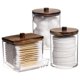 thumbnail image 1 of Dispensador de bolas y bastoncillos de algodón Tbestmax Qtips Holder 300/200 ml, 1 of 7