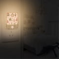 thumbnail image 2 of Yayeee 2-Pack Plug in LED Night Lights with Light Sensors Motion Detectors, Brown Christmas House, 2 of 7