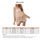 thumbnail image 5 of Mujeres Crochet Hollow Out Cover Up Beach Bikini traje de baño Blusa de malla de manga larga para viajes de vacaciones al aire libre, 5 of 5