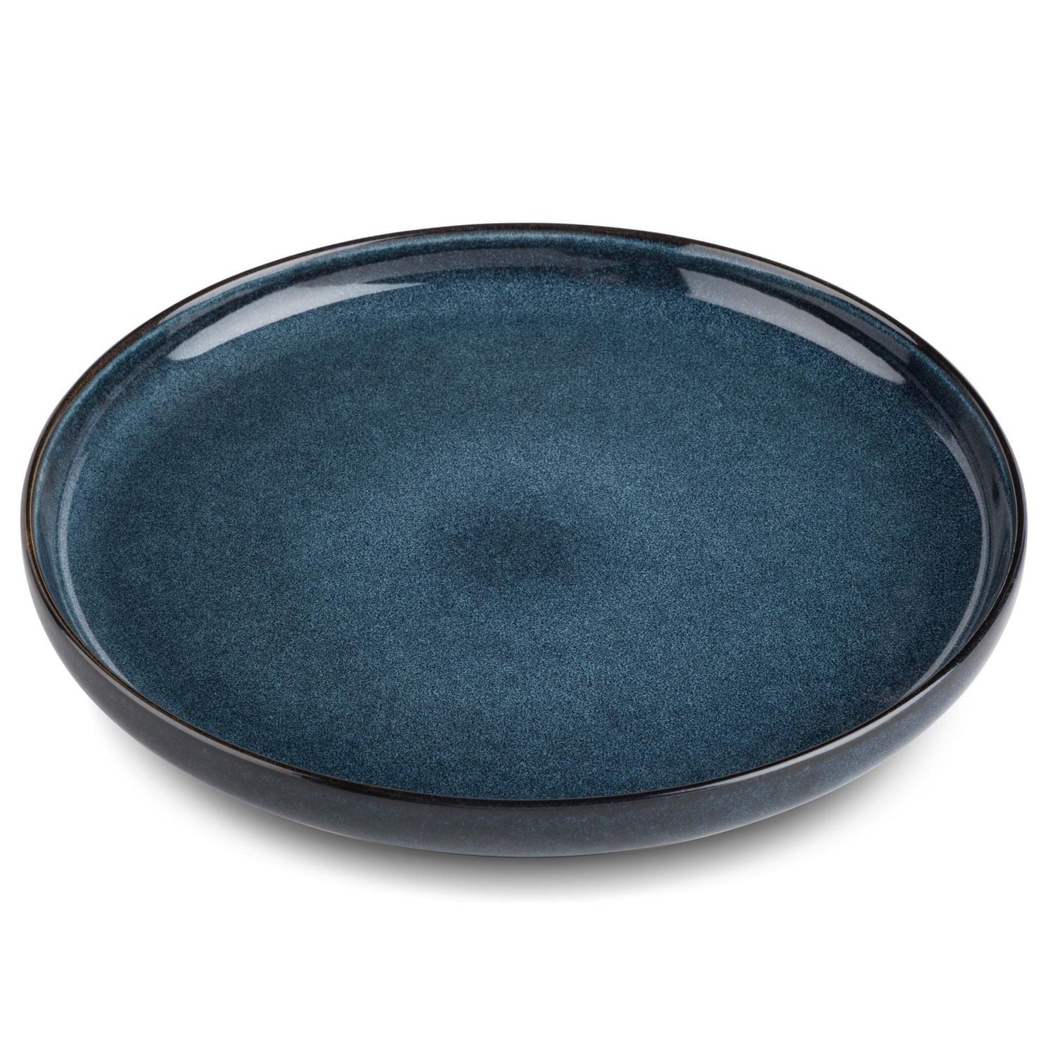 Thyme & Table Stoneware Round Dinner Plate, Atlantic Blue, Dinnerware