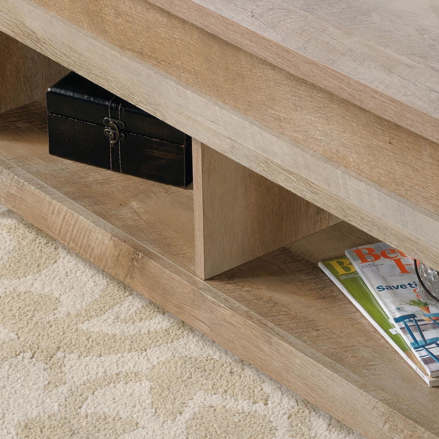 Sauder Cannery Bridge Lift-Top Coffee Table