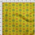 thumbnail image 3 of oneOone Polyester Lycra Fabric Spiral & Floral Block Print Fabric BTY 56 Inch Wide, 3 of 4