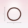 thumbnail image 3 of Scunci 2x Stronger Elastic All Hair Ponytail Hair Ties, Brown, 32 Count, 3 of 9