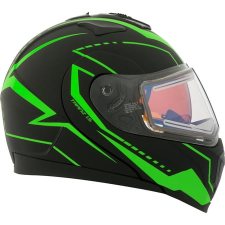 Double Helmet - CKX Vision Tranz 1.5 RSV Modular Helmet, Winter Electric Double Shield