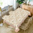 thumbnail image 4 of Vintage Floral Bird Rectangle Tablecloth,60x84 Inch,Waterproof Stain Resistant Table Cover For Dining Room Kitchen Decor, 4 of 7