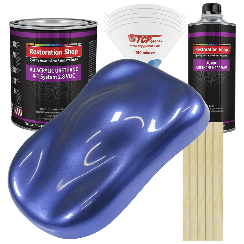 Restoration Shop Indigo Blue Metallic Acrylic Urethane Auto Paint