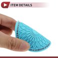 thumbnail image 4 of Ofertas Únicas 2 Pcs Posavasos para Tazas de Coche Universal Antideslizante Accesorios de Interior para Coche Color Azul Claro PVC, 4 of 6