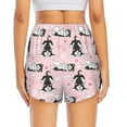 thumbnail image 4 of Running Shorts for Women, Cute Funny Husky Woof Workout Athletic Shorts with Pockets, Lounge Yoga Shorts Women, 4 of 7
