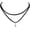 4, variant on Layered Black Choker Necklace, Glass Teardrop Chocker Necklace, Black Choker, Gothic Choker, Goth Choker, Boho Choker, Jewelry Gift For Women