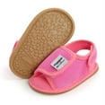thumbnail image 2 of Baby Infant Kid Girls Soft Sole Crib Toddler Summer Sandals Shoes Anti-slip Prewalker Newborn Baby Sandals Shoes Infant Summer Sandals 0-18Months, 2 of 8
