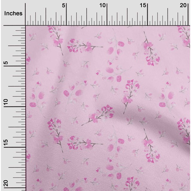 oneOone Velvet Light Violet Fabric Florals Sewing Craft Projects Fabric Prints By Yard 58 Inch Wide