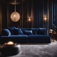 thumbnail image 2 of Plutus Sapphire Serenity Velvet Luxury Throw Pillow, 2 of 6