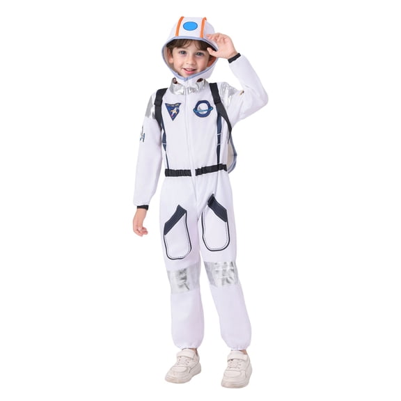 CONZONE Carnival Todder Kids Boys Astronaut Dress Up Funny Festival Spacesuit Stage Performance Outfit Sets