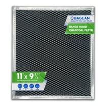 Charcoal Filter Replacement for W10412939 Whirlpool Range Hood Filter 11.02” x 9.73” - Ductless Kitchen Stove Overhead Charcoal Filter Replaces Whirlpool Vent Hood Filter Carbon Filter (1-Pack)