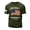 Army Green, variant on Mens Fourth Of July Shirts American Flag Print Soft Breathable 250th Anniversary Shirt Tapered Fit 1776-2026 Crew Neck Tshirt