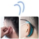 thumbnail image 4 of 10 pares de protectores de para oreja con antideslizante de silicona Azul + negro Zulema Hebilla de extensión del cordón auditivo, 4 of 8