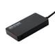 thumbnail image 4 of Hub USB 3.0 de 4 puertos con velocidades de hasta 480 para computadora portátil, PC, teléfono, negro, 4 of 9