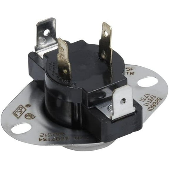 Whirlpool WP3387134 Top Load Dryer Cycling Thermostat