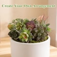thumbnail image 2 of Yalumo Fake Succulents Assortment, 19 Pcs Unpotted Mini Artificial Succulent Plants with Flocked Texture, Realistic Faux Succulents for DIY Crafting, Home, Garden, Office & Party Decor, 2 of 7