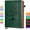 Green, variant on Vintage Leather Journal - 300 Page Lined Journal for Women Men, A6 Small Notebook with 2 Elastic Straps, 3 Ribbons, Pen Holder, Pocket Notebook for Work, Travel, Writing, Daily Diary (3.7" x 6.8")