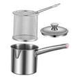 thumbnail image 1 of Deep Fryer Pot Multipurpose Portable Steamer Tray Cooking Supplies Fryer Pan B, 1 of 8