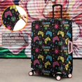 thumbnail image 4 of Colorful Controllers Games Icons Black Pattern Luggage Cover Fashion Suitcase Cover Baggage Covers Fit 25-28 Inch Luggage (Go Travel), 4 of 5