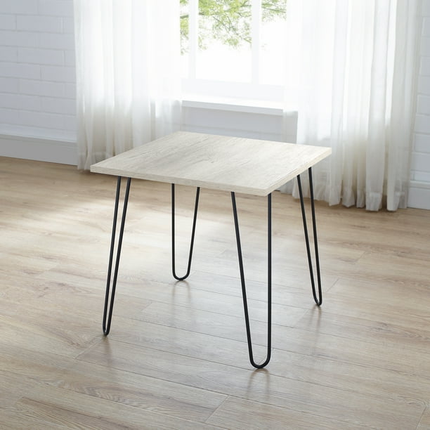 Solana MidCentury Modern Retro Hairpin Leg End Table, Multiple Colors