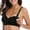 Black, variant on Women's Full Coverage Seamless Bra Wireless Maternity Nursing Bra for Breastfeeding