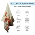 thumbnail image 3 of Cute Dragon Baby Beach Towel – with A Unique Design, Extra Large,XL (32”x 63”) for Kids & Adults, 3 of 7