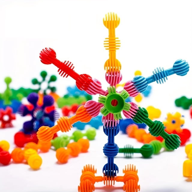 30pcs Sunflower DIY Building Blocks Toy Set - Develops Problem-Solving Skills and Hand-Eye Coordination - Perfect Educational Gift for Kids, Ideal for Halloween and Christmas, Fosters Creativity and L