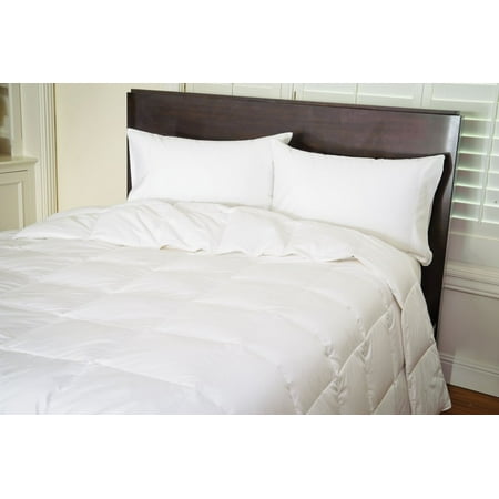 Monterey II Light Weight White Down 400 Thread Count Comforter (Level 1) WHITE / (Best Lightweight Warm Comforter)